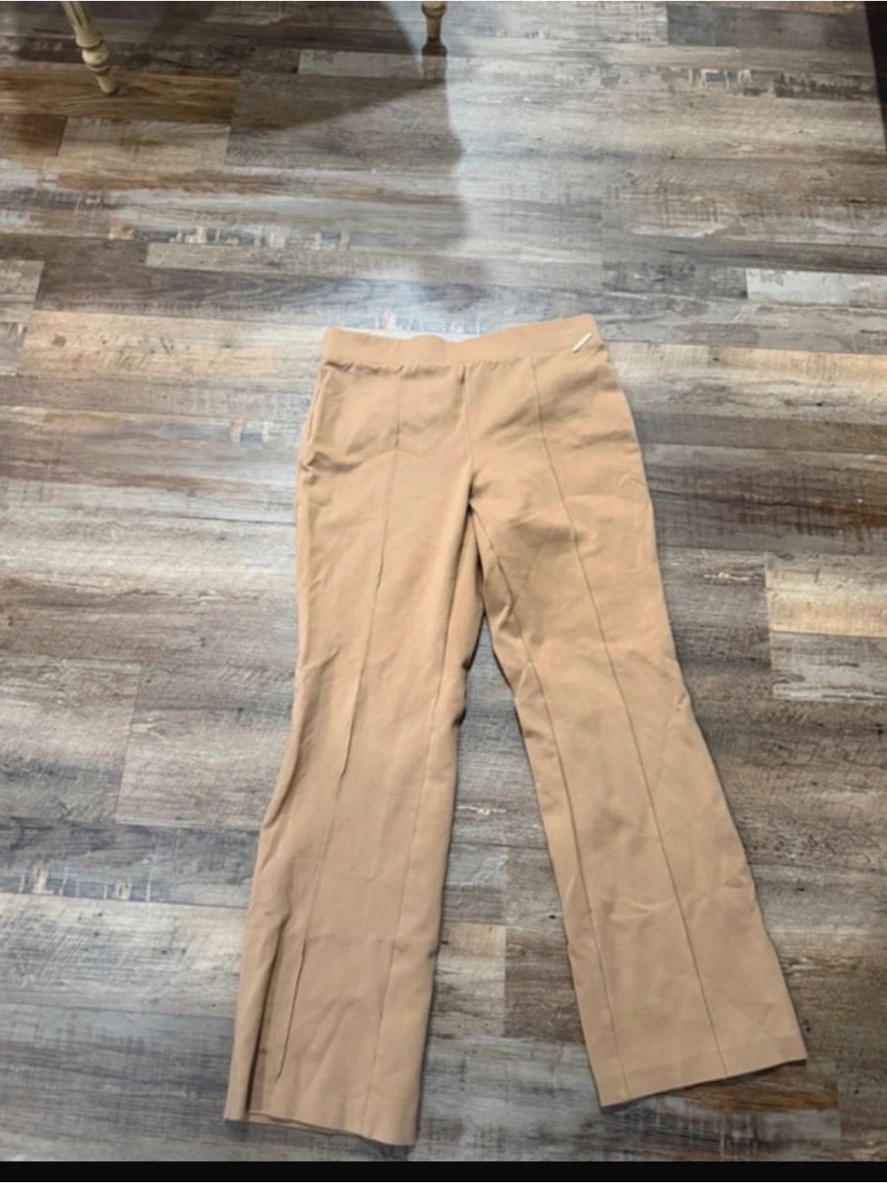 MICHAEL Michael Kors Tan Boot-Cut Dress Pants